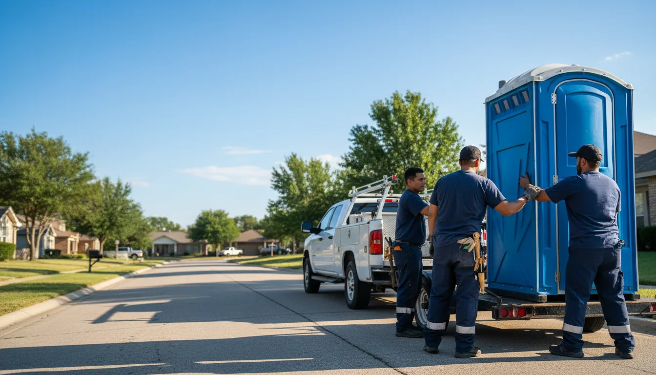 Portable Toilet Rental in Wickett, TX near me